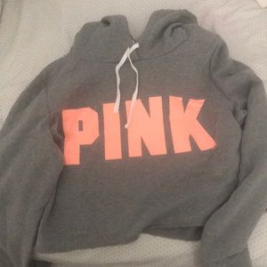 pink sweatshirt